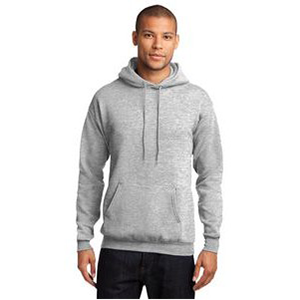 Male model wearing hoodie.